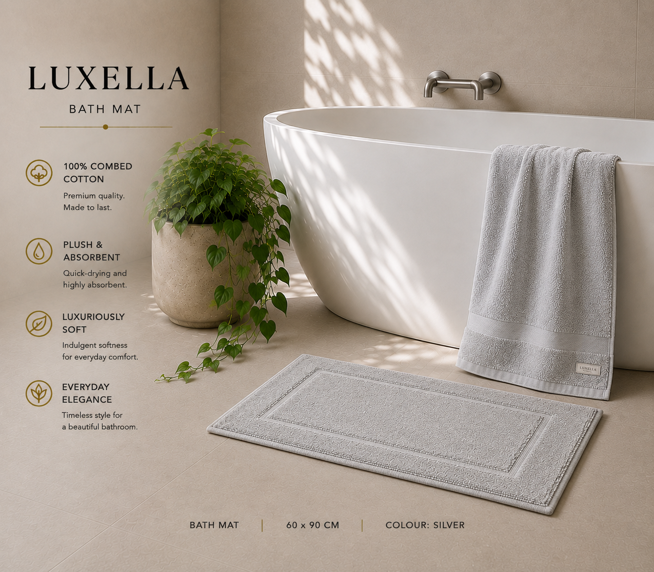 Plush Bath Mats